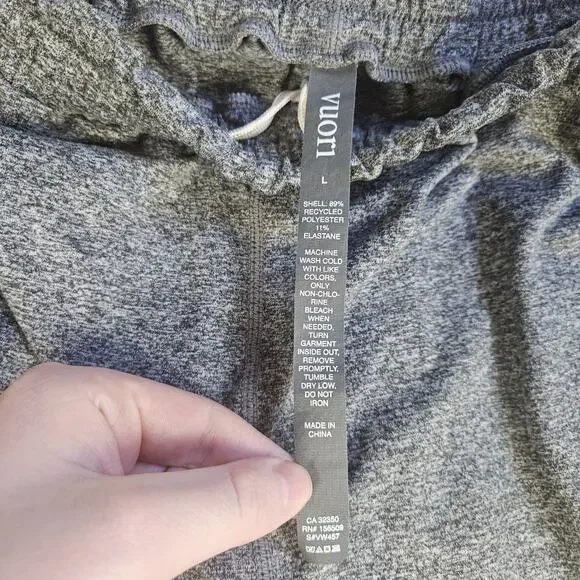 Vuori Boyfriend Sweatpant Jogger Womens L Gray Drawstring Lounge Pants VW457 - Picture 4 of 9